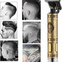 Merkloos Draadloze Tondeuse T-Blade | Hair Clipper T-Blade | Trimmer Mannen Hoofdhaar - Baardtrimmer USB-oplaadbaar Snoerloze Elektrische Kapsalon T-Blade Trimmer Voor Mannen Goud -0 - 1 - 2 - 3- 4 Mm -Philips winkel 550x588