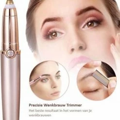 DONLINE Wenkbrauw Trimmer & Epileer Apparaat - Precisietrimmer - Gezichtsontharing Dames - Gezichtsepilator - USB Oplaadbaar - Eyebrow Razor 19 DONLINE Wenkbrauw Trimmer & Epileer Apparaat - Precisietrimmer - Gezichtsontharing Dames - Gezichtsepilator - USB Oplaadbaar - Eyebrow Razor -Philips winkel 550x596 4