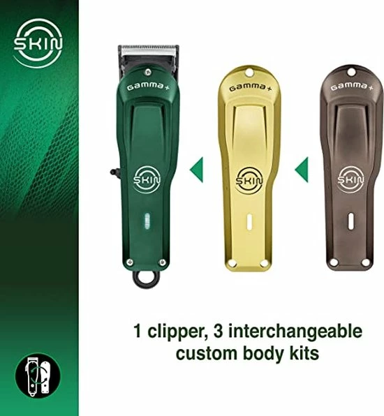 Gamma+ Skin, Professionele Bulk Kalende Tondeuse, Professionele Tondeuse Mannen, Met Superkoppelmotor 3 Gamma+ Skin, Professionele Bulk Kalende Tondeuse, Professionele Tondeuse Mannen, Met Superkoppelmotor
