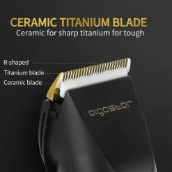 Aigostar Sharper 32ICC - Tondeuse Mannen - Draadloze Haartrimmer - Trimmer - Zwart -Philips winkel 550x597