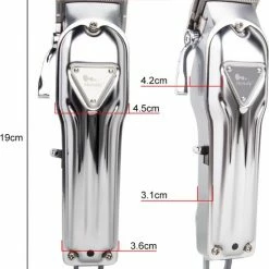 Himaly - Professionele Tondeuse Set - USB Oplaadbare Elektrische Tondeuses - Baard Draadloze Haartrimmer - Tondeuse Mannen - Body Hair Trimmer (voor DIY Thuis Kappers - Zilver) -Philips winkel 550x611 11