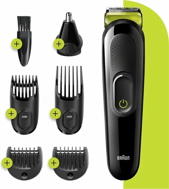 Braun MGK3221 Multigroomer - 6 In 1 Trimmer - Baardtrimmer Haartrimmer Oortrimmer Neustrimmer 12 Braun MGK3221 Multigroomer - 6 In 1 Trimmer - Baardtrimmer Haartrimmer Oortrimmer Neustrimmer - Afbeelding 10