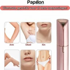 IFC Papillon Papillon - Precisietrimmer - Flawless Gezichtshaarverwijderaar – Reistrimmer - USB Oplaadbaar – Roze 10 IFC Papillon Papillon - Precisietrimmer - Flawless Gezichtshaarverwijderaar – Reistrimmer - USB Oplaadbaar – Roze -Philips winkel 550x613 4