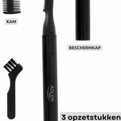 Adler Wenkbrauw Trimmer - Precisietrimmer - Wenkbrauw Mesje - Zwart -Philips winkel 550x634 5
