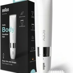 Braun Body Mini BS1000 - Tondeuse Corps Électrique Pour Femme Et Homme - Blanc -Philips winkel 550x659