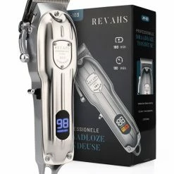 Revahs Professionele Draadloze Tondeuse Voor Mannen - Cheveux Haar - Baard Trimmer Hoofdhaar - Hair Clipper - Haartondeuse