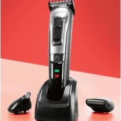 SILVERCREST® Haar- En Baardtrimmer - 5-in-1: Met Opzetstukken Voor Knippen, Trimmen, Contouren, Trimmen En Scheren