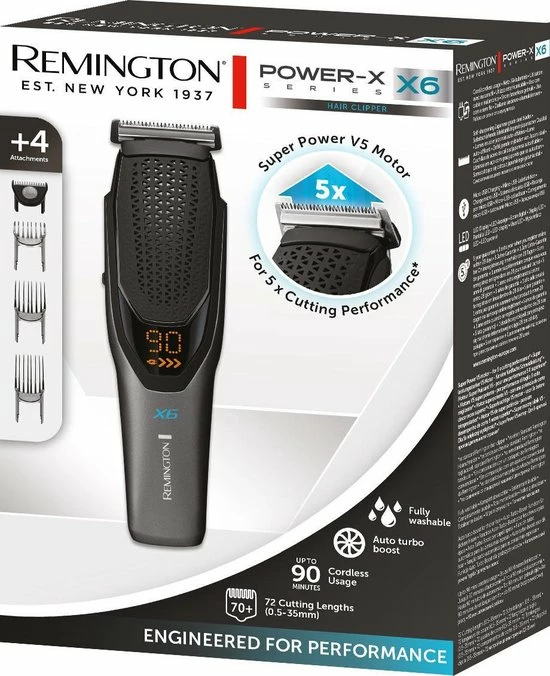 Remington Power-X Series X6 Tondeuse - HC6000 18 Remington Power-X Series X6 Tondeuse - HC6000 - Afbeelding 16