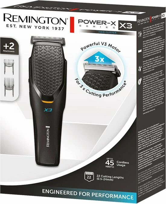 Remington Power-X Series X3 Tondeuse - HC3000 18 Remington Power-X Series X3 Tondeuse - HC3000 - Afbeelding 16