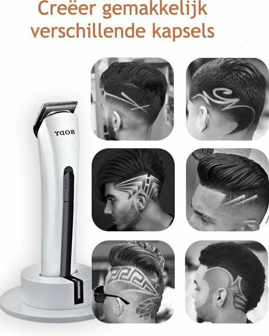 Trimmer - Baardtrimmer - Scheerapparaat - SODY- Slim Blade - Oplaadbaar 4 Trimmer - Baardtrimmer - Scheerapparaat - SODY- Slim Blade - Oplaadbaar - Afbeelding 2