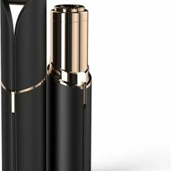 FLAWLESS - Gezichtsepilator - Oplaadbaar Via USB - 2 Vervangende Koppen - Verwijdert Pluisjes Voorzichtig In Een Oogwenk - Zwart