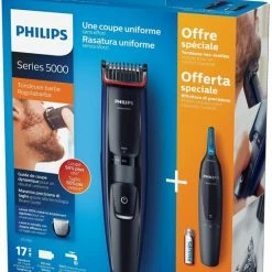 Philips BEARDTRIMMER Series 5000 BT5190/85 Baardtrimmer Zwart, Blauw 7 Philips BEARDTRIMMER Series 5000 BT5190/85 Baardtrimmer Zwart, Blauw -Philips winkel 550x715