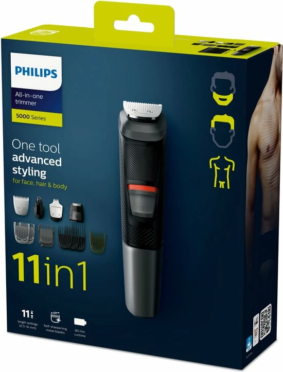 Philips Series 5000 MG5730/15 - Trimmerset - Met 11 Hulpstukken 19 Philips Series 5000 MG5730/15 - Trimmerset - Met 11 Hulpstukken - Afbeelding 17