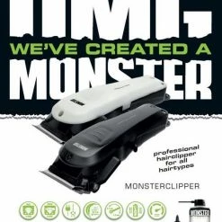 Monster Clippers Monster Clipper Fade Black M09 Cordless Tondeuse + Gratis Onderhoudskit - Diamond Like Carbon Gecoate Snijbladen - Zeer Krachtige Motor 6500 RMP - 180 Minuten Werktijd - Professioneel Gebruik - Lichtgewicht - Kapperskwaliteit - Haartrimmer -Philips winkel 550x726
