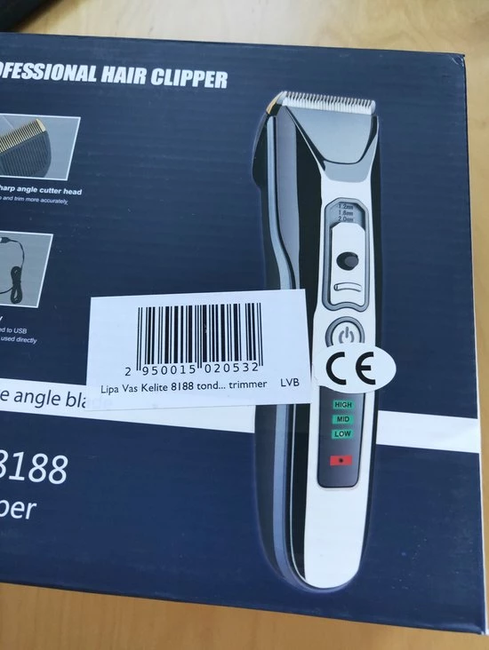 Lipa Vas Kelite 8188 Tondeuse - Met 4 Opzetkammen - Draadloos 2 Uur Te Gebruiken - USB Oplaadbaar - Thuiskapper - Ook Baardtrimmer - Keramische Messen - Oplaadbaar - Draadloze Tondeuse - Scheerapparaat - Baardtrimmer - Precisie Trimmer 7 Lipa Vas Kelite 8188 Tondeuse - Met 4 Opzetkammen - Draadloos 2 Uur Te Gebruiken - USB Oplaadbaar - Thuiskapper - Ook Baardtrimmer - Keramische Messen - Oplaadbaar - Draadloze Tondeuse - Scheerapparaat - Baardtrimmer - Precisie Trimmer - Afbeelding 5