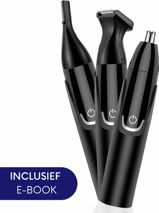 Myhealth My Health? 3-in-1 Neustrimmer - Tondeuse - Wenkbrauw Trimmer -Scheerapparaat - 3 Opzetstukken - Trimmer Voor Mannen 3 Myhealth My Health? 3-in-1 Neustrimmer - Tondeuse - Wenkbrauw Trimmer -Scheerapparaat - 3 Opzetstukken - Trimmer Voor Mannen