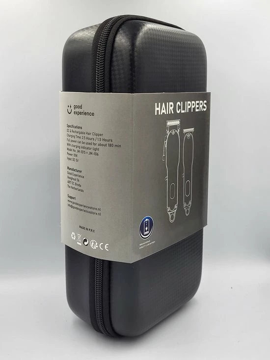 Good Experience Professionele Draadloze Tondeuse Incl. Reistas - Trimmer - Tondeuses - Scheerapparaat Mannen - Hoofdhaar - Haartrimmer - Baard - Trimmerset - Hair Clipper - Tondeuse Cheveux - Hair - Toilettas Heren 12 Good Experience Professionele Draadloze Tondeuse Incl. Reistas - Trimmer - Tondeuses - Scheerapparaat Mannen - Hoofdhaar - Haartrimmer - Baard - Trimmerset - Hair Clipper - Tondeuse Cheveux - Hair - Toilettas Heren - Afbeelding 10