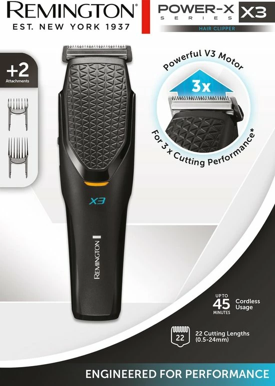 Remington Power-X Series X3 Tondeuse - HC3000 13 Remington Power-X Series X3 Tondeuse - HC3000 - Afbeelding 11