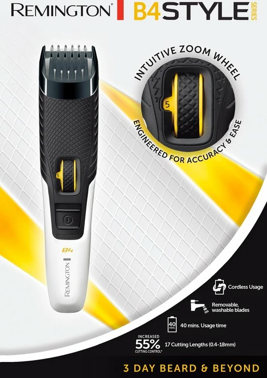 Remington B4 Style Series Baardtrimmer - MB4000 12 Remington B4 Style Series Baardtrimmer - MB4000 - Afbeelding 10