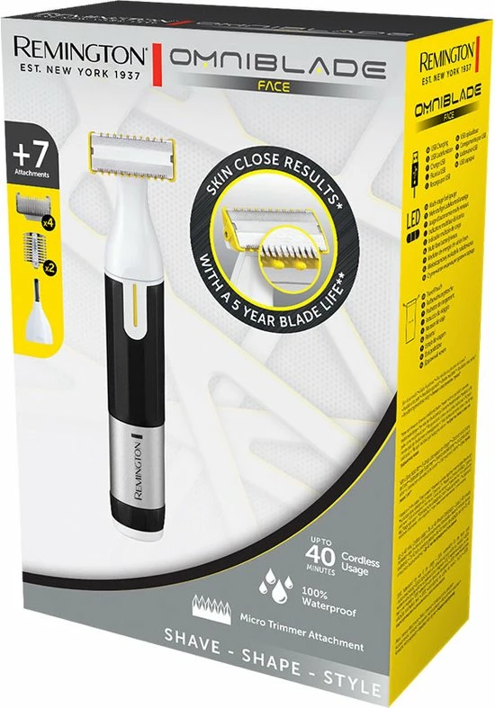 Remington Omniblade Face Baardtrimmer - Trimmer, Scheerapparaat, Styler HG2000 5 Remington Omniblade Face Baardtrimmer - Trimmer, Scheerapparaat, Styler HG2000 - Afbeelding 3