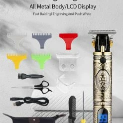 RESUXI Walixpro? Luxe Tondeuse Met Display ? LCD - Professionele Trimmer - Haarstyling - Inclusief 3 Opzetkammen -Philips winkel 550x789 5