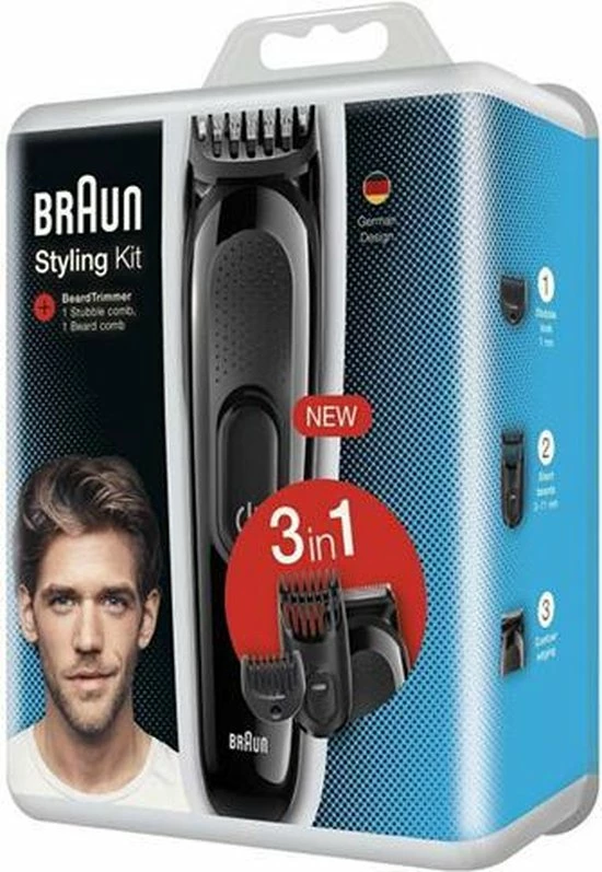 Braun Styling Kit 3-In-1 Trimmer For Men - SK2000 4 Braun Styling Kit 3-In-1 Trimmer For Men - SK2000 - Afbeelding 2
