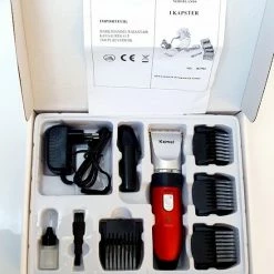 HSM Plus Kemei Elektrische Oplaadbare Tondeuse Trimmer Pole Kapper Met 4 Gids Kammen Haar -Philips winkel 550x806 1