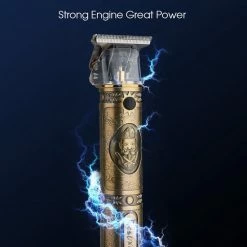 RESUXI Luxe Professionele Goude Trimmerset Inclusief Kapmantel - Trimmer Voor Mannen - Baardtrimmer - Scheerapparaat - 1500mAh - Inclusief Opzetstukken 1mm - 2mm - 3mm -Philips winkel 550x808