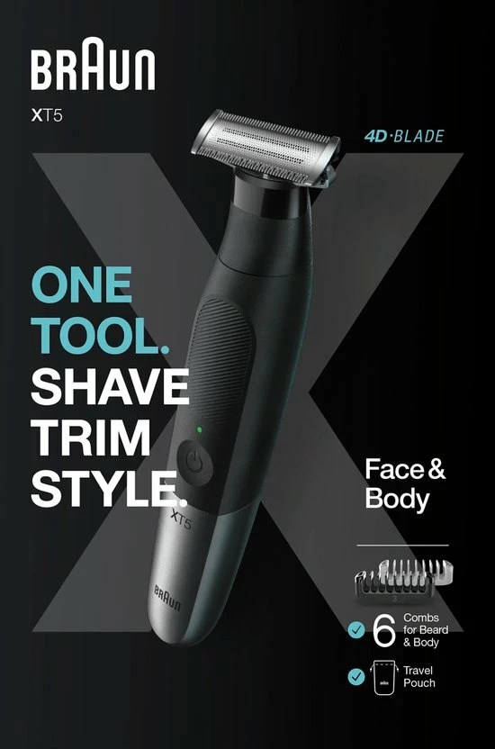Braun Series X - XT5200 Hybride Trimmer 7 Braun Series X - XT5200 Hybride Trimmer - Afbeelding 5